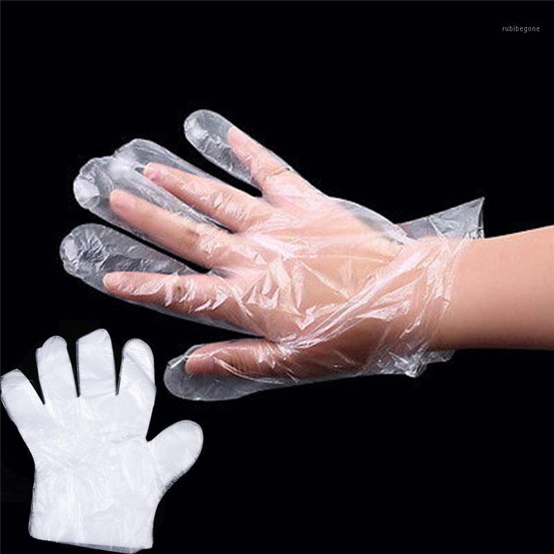 

100 Pcs/Set Eco-Friendly Disposable Gloves Plastic Restaurant Home Service Catering Hygiene For Home Kitchen Processing1