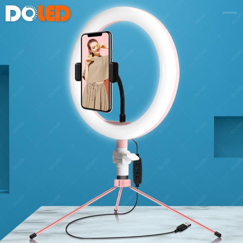 

20cm Pink Desk Makeup Ring Light with Phone Holder Tripod for Taking Selfie Photo Video Live Stream on YouTube Tiktok Instagram1