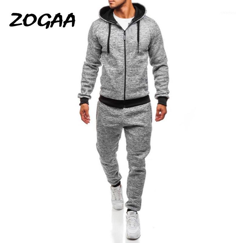 

ZOGAA Plus Size Mens Sports Suit Casual Solid Streetwear Men Tracksuit 2 Piece Set Pants and Tops Gym Jogger Track Suit for Men1, Navy blue
