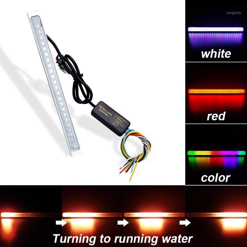 

Universal 12V 24 LED Car License Plate Light Auto 19cm Waterproof Exterior 1200Lm Follow Colorfull Lamp Decoration Lights1, As pic