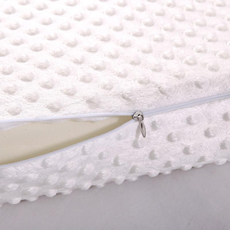 

Pillow Solid Memory Foam Orthopedic Latex Neck Fiber Slow Rebound Soft Massager Cervical Health CareYB2