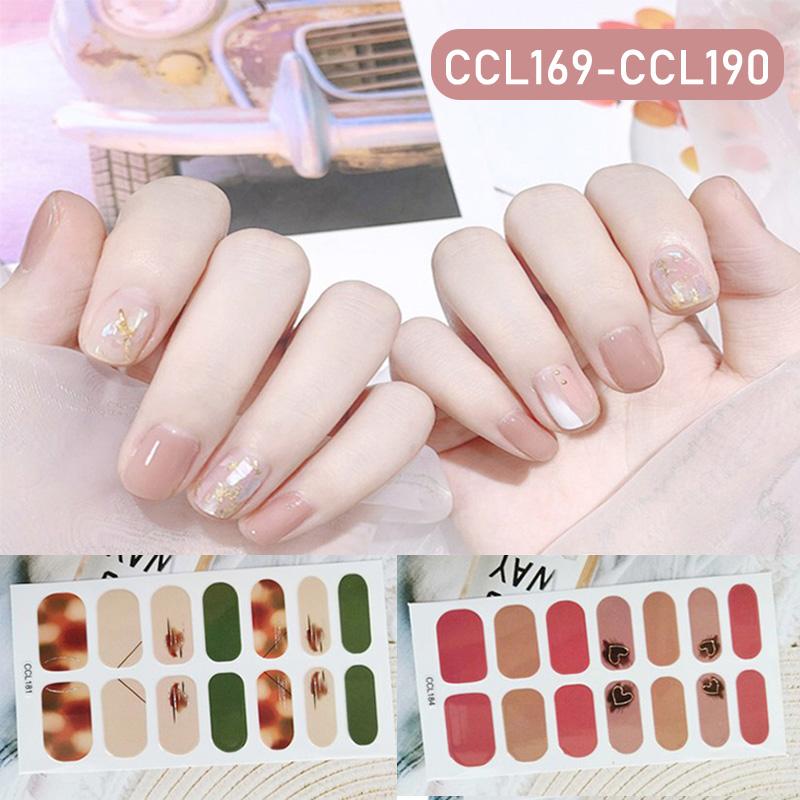 

Nail Sticker Waterproof Long Lasting 3D Full Nail Patch Manicure Supplies MPwell, Ccl185