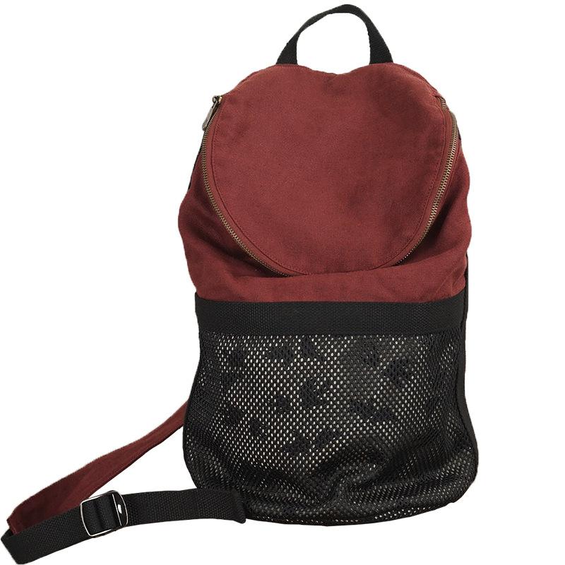 

Women's Duffel Bag New Style Shoulder Bag Customizable Fashion Creative WOMEN'S Linen Pack, Dark red