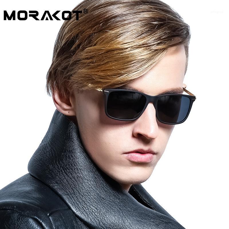 

Sunglasses MORAKOT Classic Polarized Men Women Fashion Driving Square Frame Sun Glasses Male Goggle UV400 Gafas De Sol P0032061