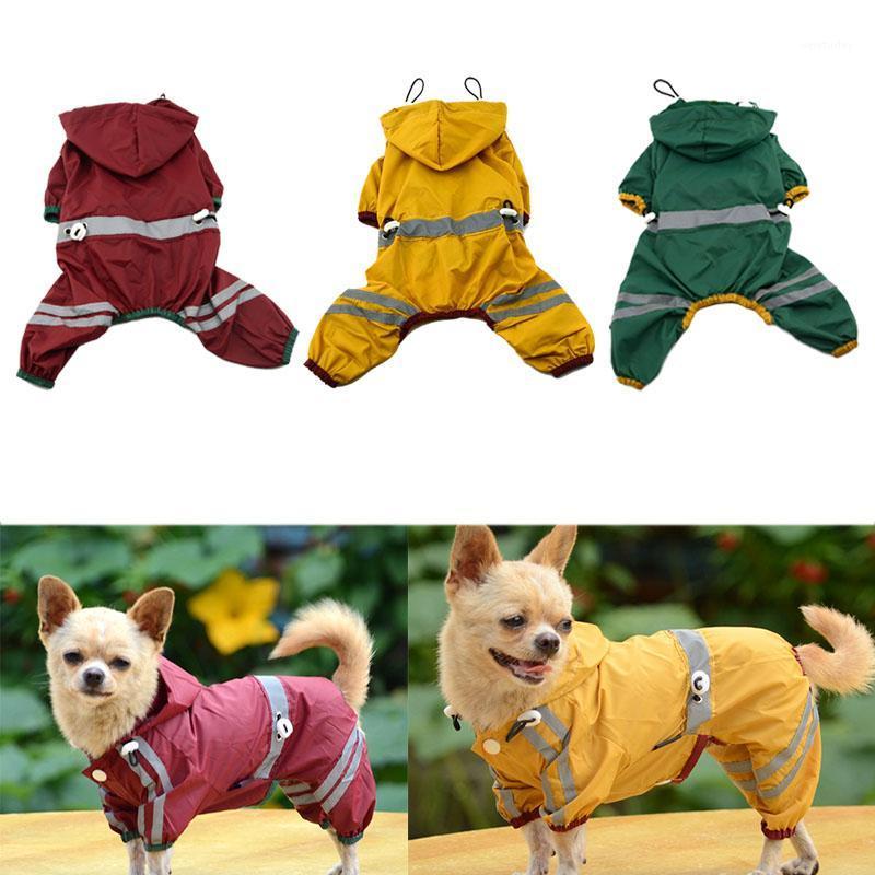 

Waterproof Dog Clothes Pet Dog Raincoat Puppy Hoodie Rain Coat Small Jacket Clothes HURRISE Rain Coat Pet Supplies Outdoor1, Green