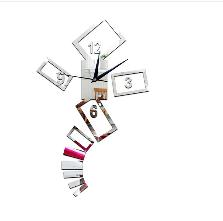 

NEW 2020 Creative Diy Poker Art Wall Clock Acrylic diy Clocks Quartz Watch Living Room Fashion 3d Mirror Stickers Home Decor