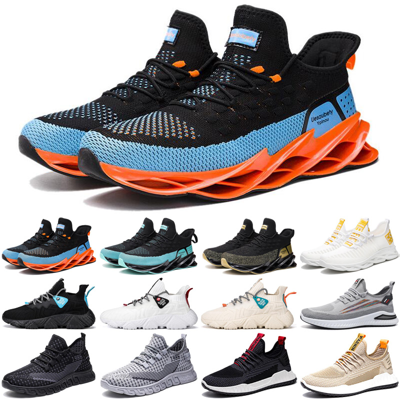 

men running shoes Athletic black outdoor cushion breathable mens trainers sports sneakers runners size 40-44