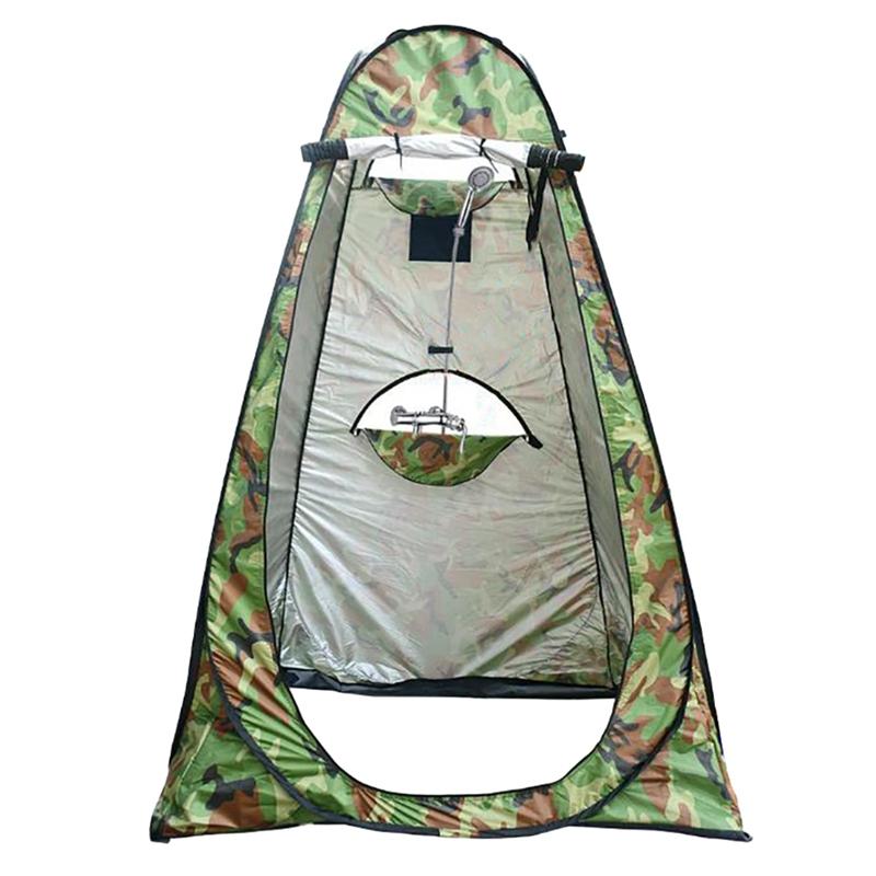 

Outdoor Portable Shower Toilet Tent Camping Up Tent Camping Changing UV Function Dressing