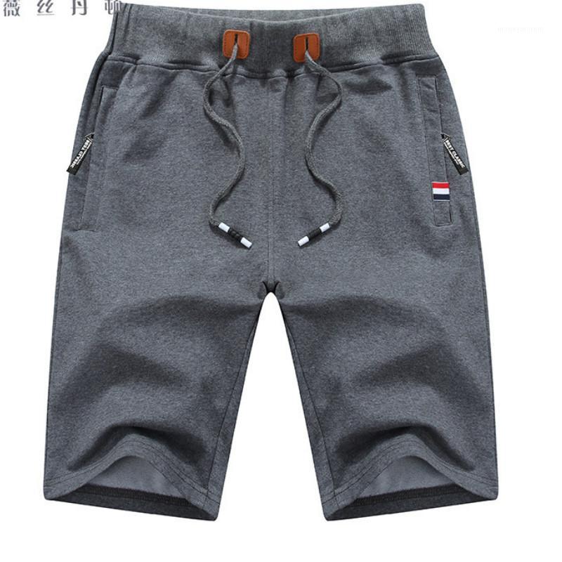 

2020 High Quality Cotton Men's Shorts Pants Stretch Sports Pants Casual chores para hombre streetwear sweatpants men1, Black