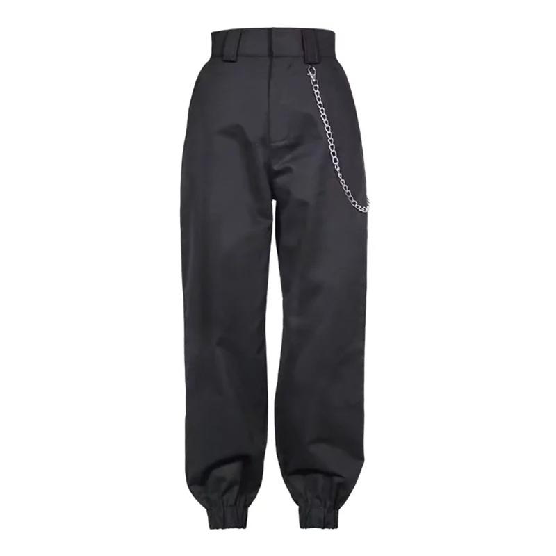 

New Fashion Casual Women Casual Baggy Harem Pants Hip Hop Sweat Pants Trousers Ankle Banded Slacks, Black