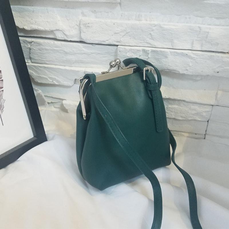 

Bags For Women Cute Clip Retro Crossbody Shoulder Bags Fashion Trend Handbag Purse Female Casual Travel Messenger Clutch Bag, Green