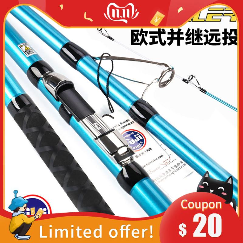 

Lurekiller Surfcasting Rod Long Casting Fishing Rod Japan Fuji Parts 4.2M 3 Sections 100-250g High Carbon Beach Saltwater