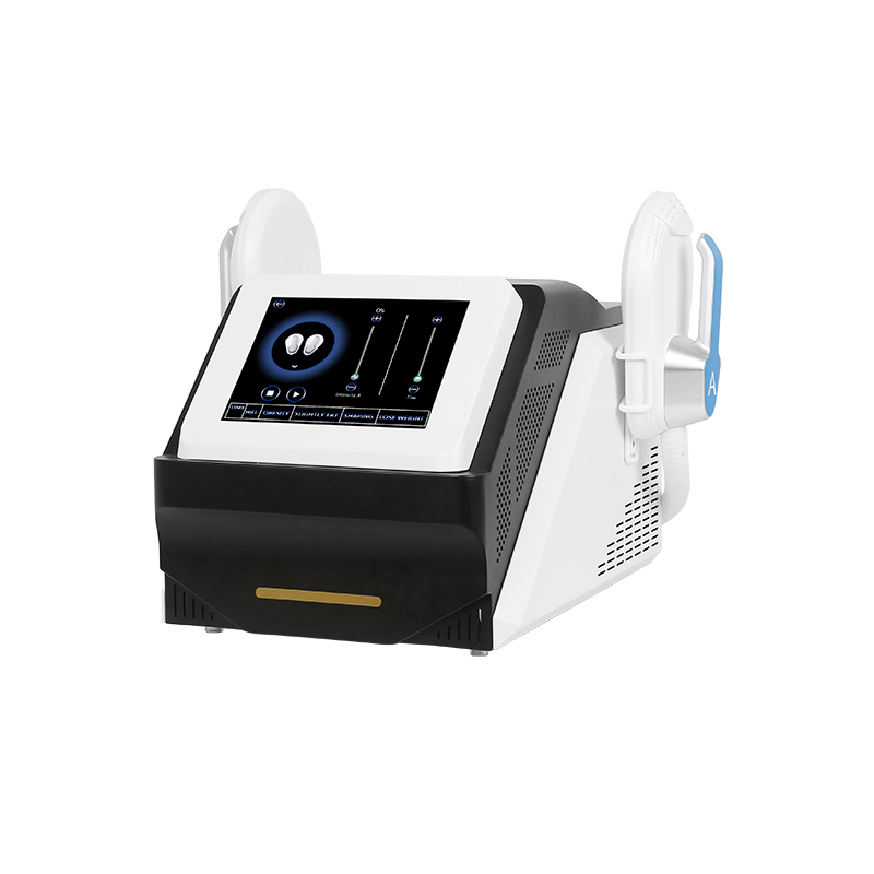 

Portable RF emslim machines ems slimming muscle stimulator body slim machine 2 handles free shipment two years warranty