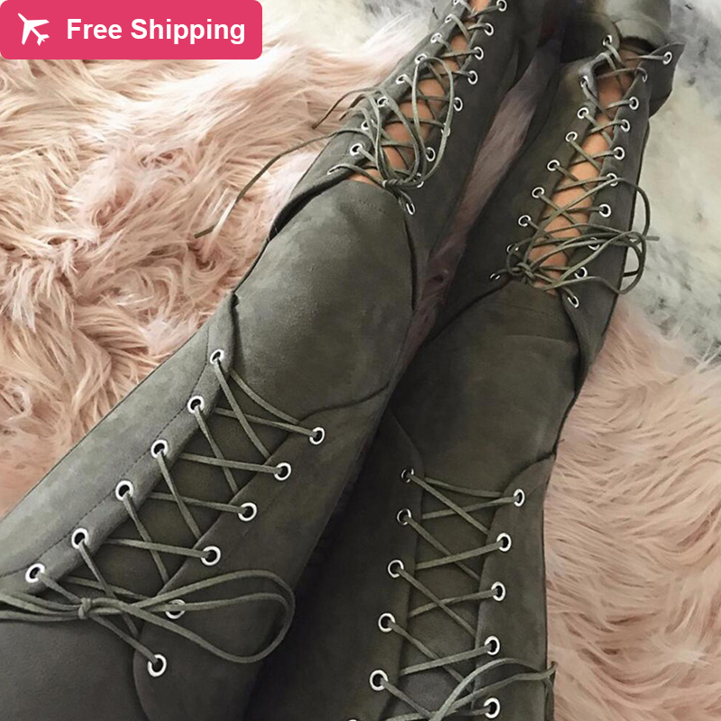 

Outono sexy mulheres rendas at falso camura estiramento bodycon lpis oco para fora inverno feminino cintura alta bandagem calas, Gray