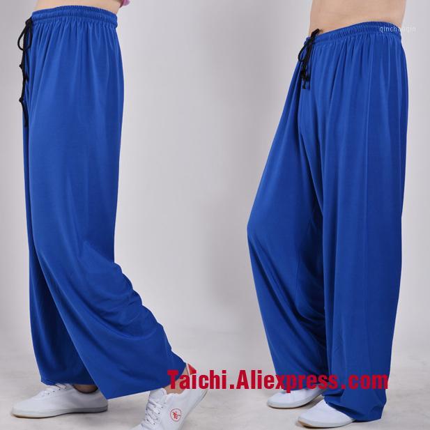 

Tai Chi Pants Wushu martial Art Pants Yoga Kungfu Trousers Modal Fabric black pink red blue purple black white1