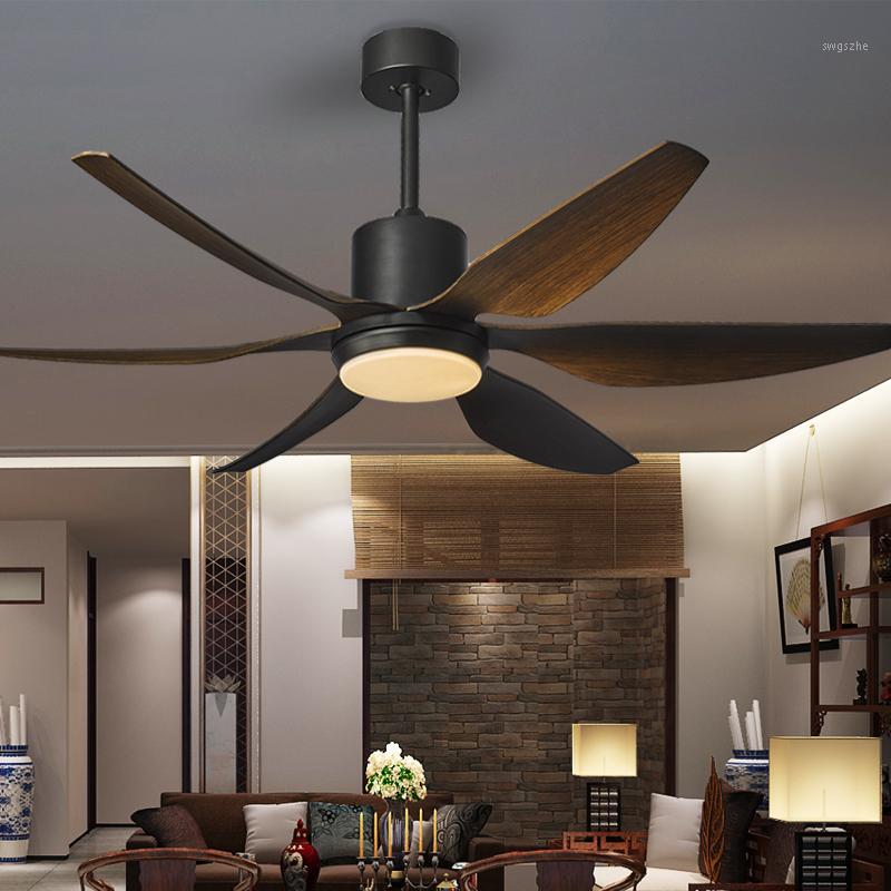 

DC frequency conversion ceiling fan lamp living room dining room with remote control fan lamp stylish simple bedroom home large1