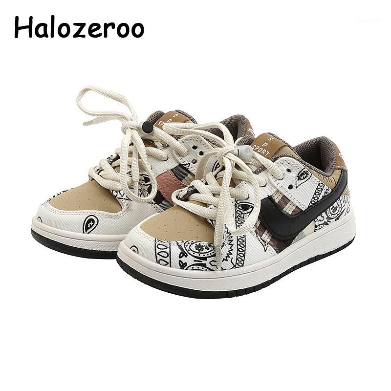 

Autumn Kids Casual Sneakers Children Brand Sport Sneakers Baby Boys Slip On Black Shoes Girls White Soft Trainers New1, Brown