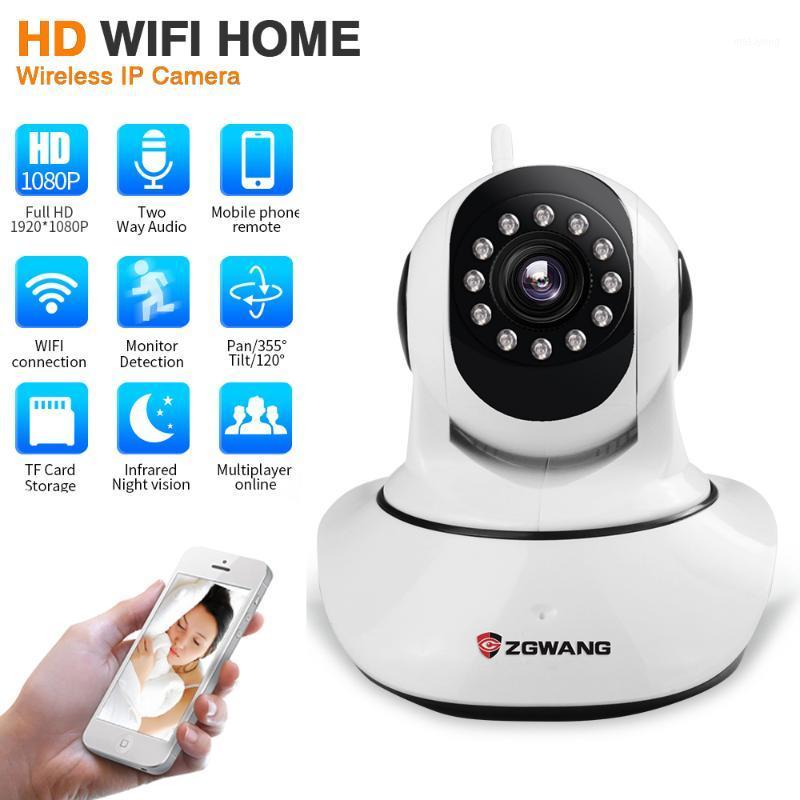

ZGWANG 1080P Wireless Security IP Camera 2MP Home CCTV Surveillance Camera P2P IR-Cut Night Vision Network Indoor Baby Monitor1