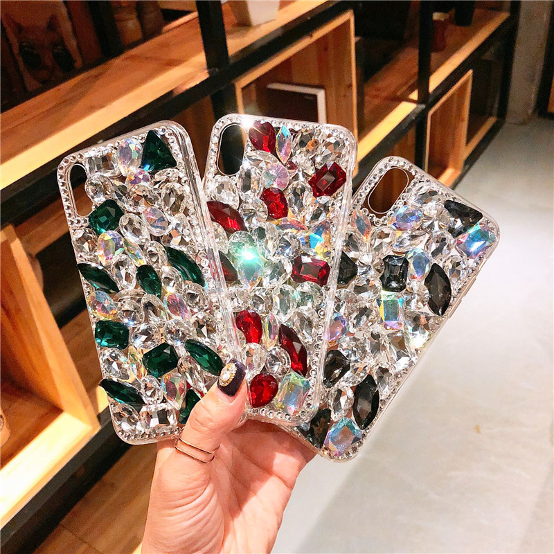 

Fashion women's diamond case Sequin decoration iPhone 12 11 Pro personal creativity XS Max 8 /7p trend mobile phone protective case XR SJK52, #3