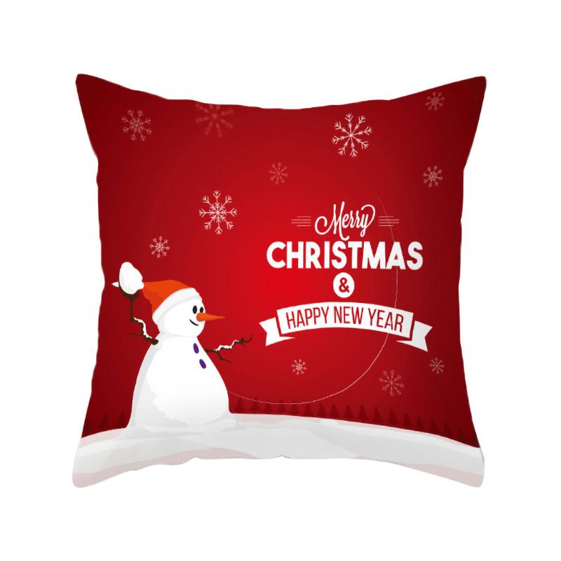 

Red Santa Claus Tree Christmas Cushion Cover Merry Christmas Decorations For Home Ornament Table Decor 2021 Xmas Gift New Year F