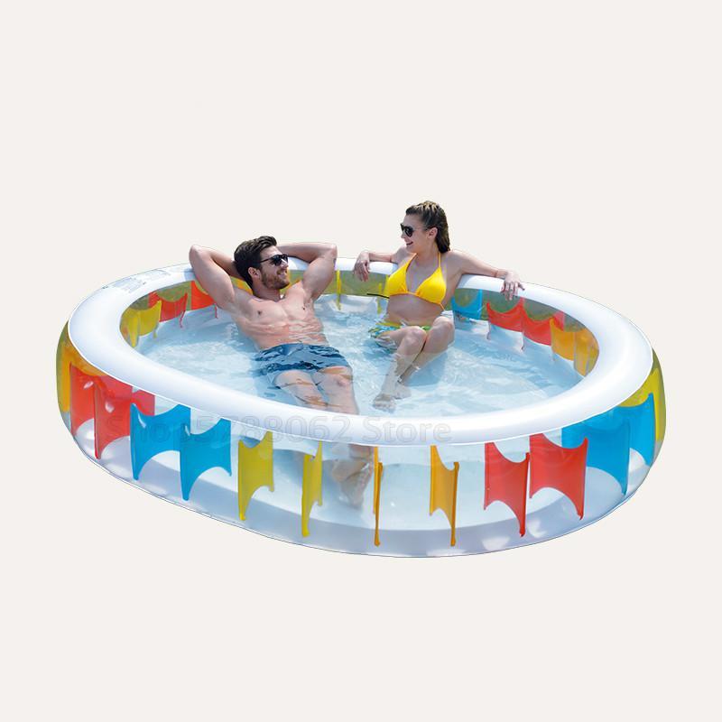 

Inflatable swimming pool home thickening cushion inflatable fishing pool children's play adult family bathtub