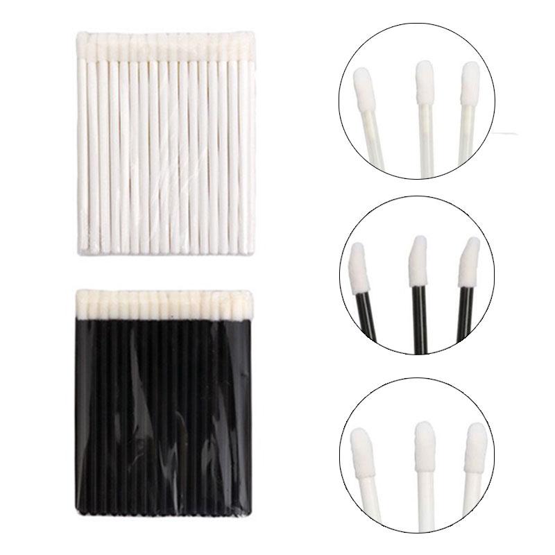 

50PCS Disposable Lip Brush Eyelash Makeup Comb Lash Removing Cleaning Mascara Applicator Lipstick Wands Brushes Cosmetic Tools