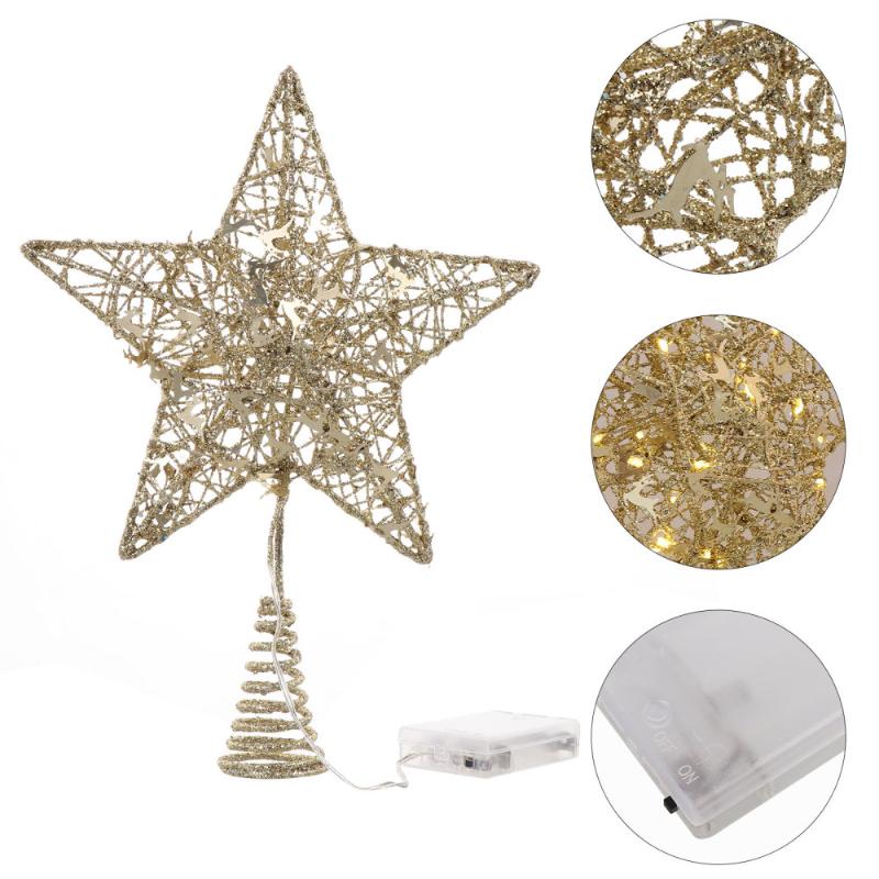 

1 Pc Star Decor Xmas Topper Star Christmas Topper Christmas Tree for Party Home Bar Xmas