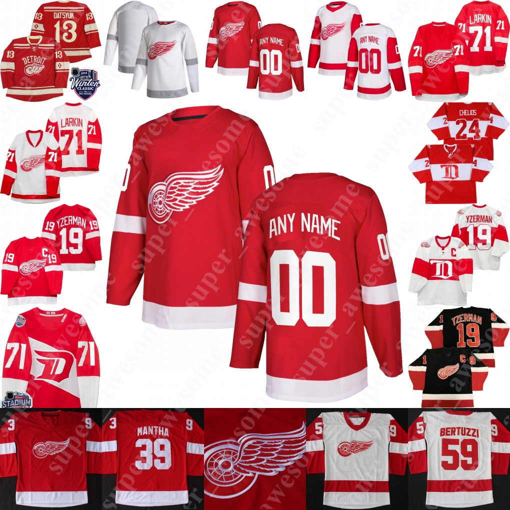 

Bob Probert Jersey Steve Yzerman Gordie Howe Nicklas Lidstrom Alex Delvecchio Terry Sawchuk Ted Lindsay Sid Abel Niklas Kronwall Sergei Fedorov Pavel Datsyuk, Women white