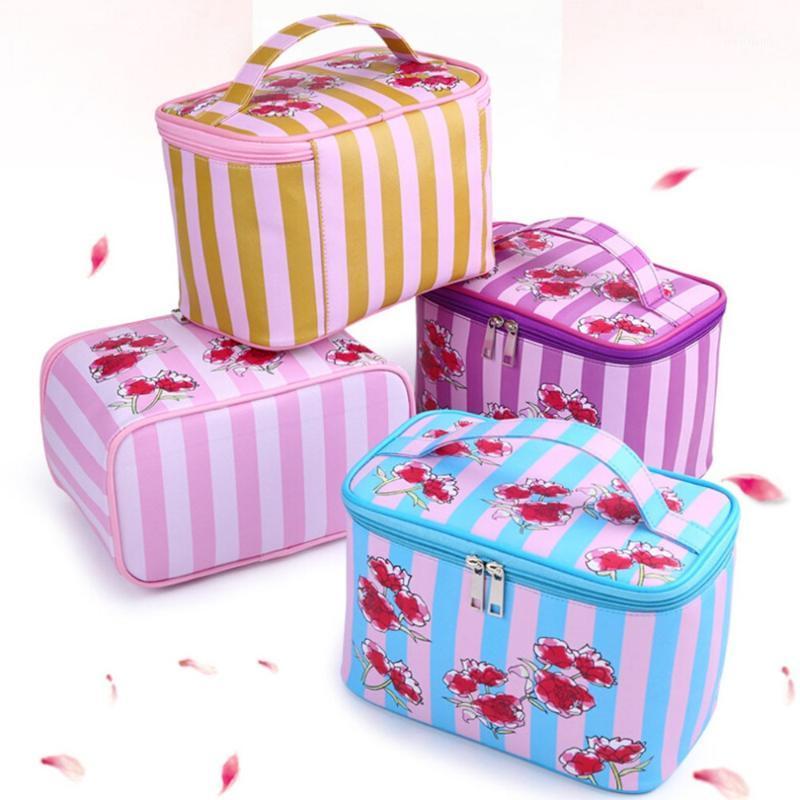 

Women Cosmetics Organizer Toiletry Bag Travel Necessaries Waterproof Makeup Bag Portable Multifunction Make Up Cosmetische1, Red