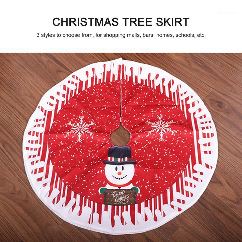 

Christmas Tree Skirts Print Non-woven Fabric Christmas Tree Skirts Xmas Decorations For Xmas kerst decoratie 20211