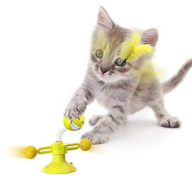 

Cat toys training outdoor interactive game cat scratching toys Cat spring toy pet supplies 3 colors