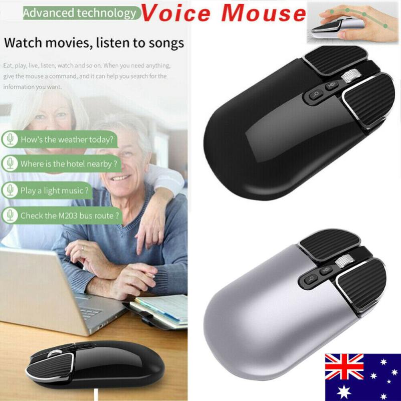 

Ai Voice Mouse Wireless bluetooth Mouse with Dual Systems Voice Typing and Translating with High Recognition Accuracy