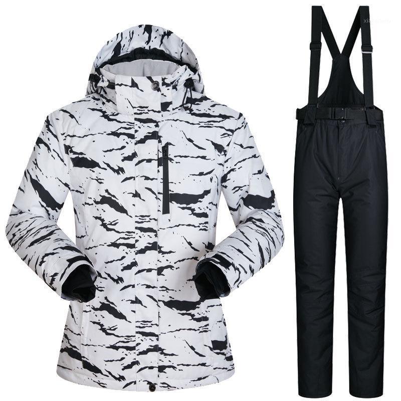 

Ski suit suits for female and male couples, waterproof, warm and breathable1, Picture product