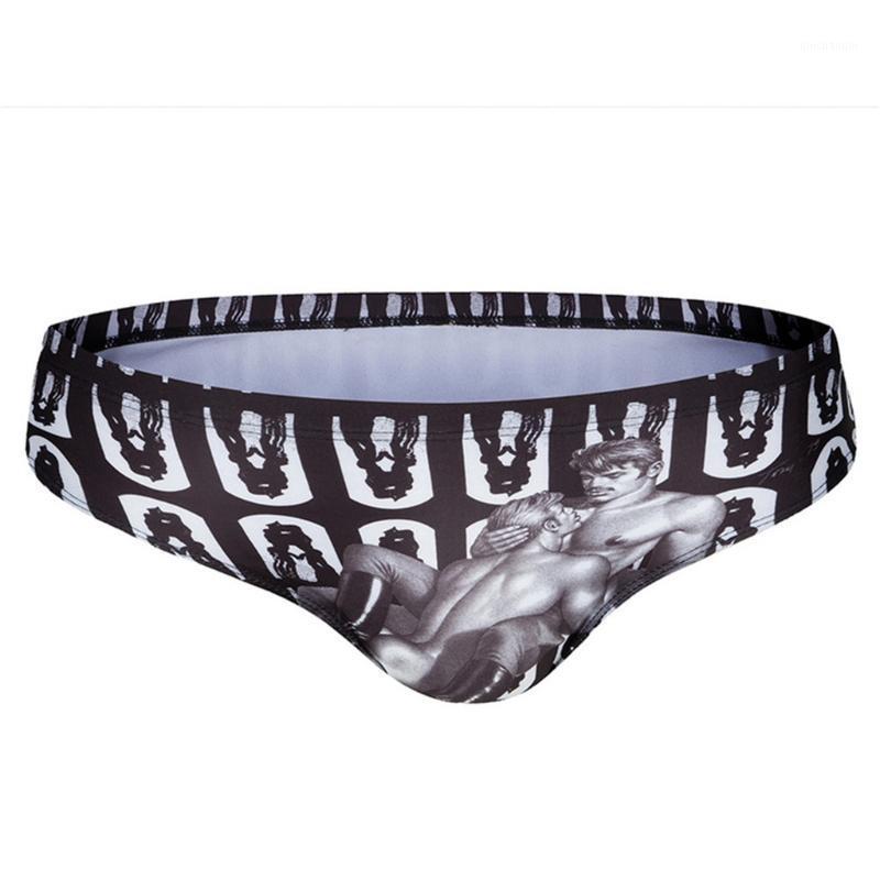 

2020 New Swimwear Men Sexy Swimming Trunks Hot Sale Swimsuit Male Swim Briefs Beach Summer Fashion Printed Swim Trunk #N1