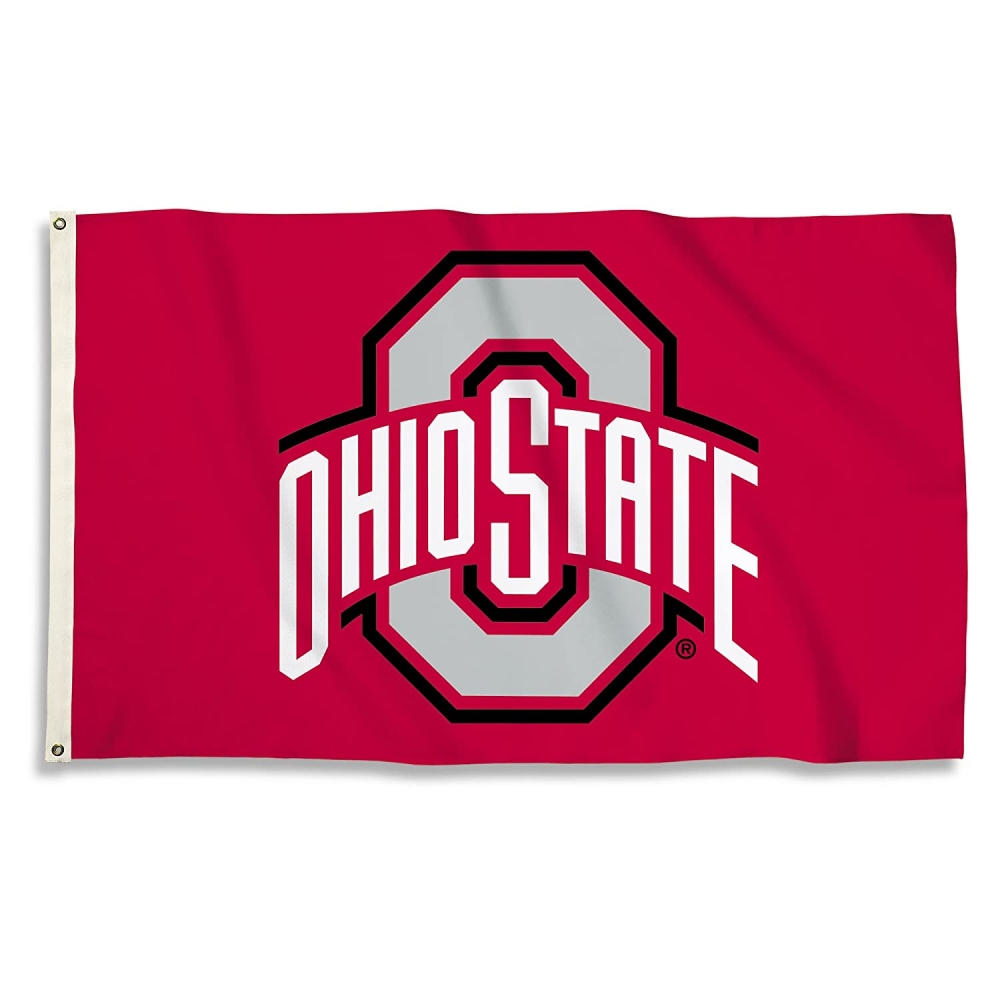 

Custom Digital Print 3x5ft Flags Outdoor Sport NCAA College Football Ohio State University Buckeyes Flag Banner for Supporter and Decoration