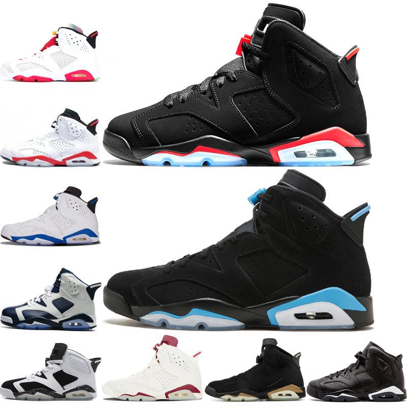 

Cheap Top 6 men Basketball Shoes 4 Black Yellow White 4s Cement Pure Money 6s Bred retros Royalty Game Royal 40-47