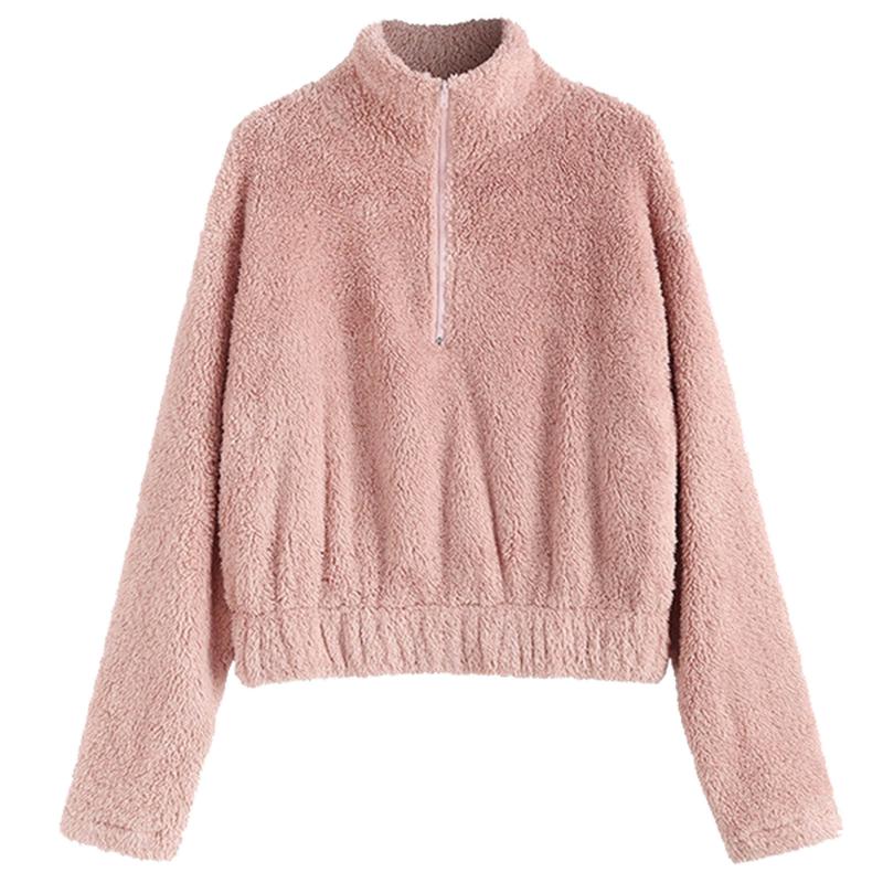 

Autumn Winter Hoodie Sweatshirt Pink Sweet Hooded Harajuku Loose Pocket Hoodies Womens Fleece Flannel Pullover Female Sweatshirt