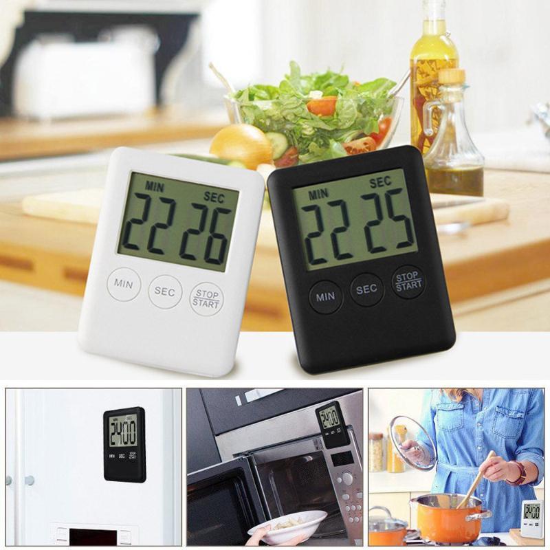 

Desk & Table Clocks Drop Digital Timer Reminder Alarm LCD Cooking Clock Kitchen Large Count-Down Up Loud1