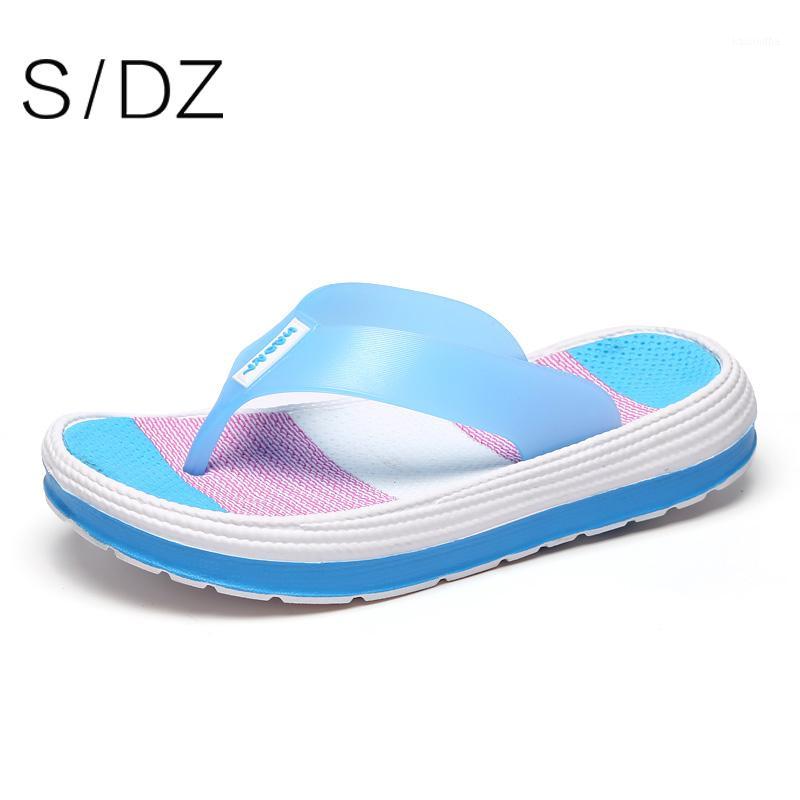 

SDZ 2020 New Summer Jelly Shoes Women Beach Sandals Hollow Slippers Ladies Flip Flops Light Sandalias Outdoor Slippers 8071, Blue