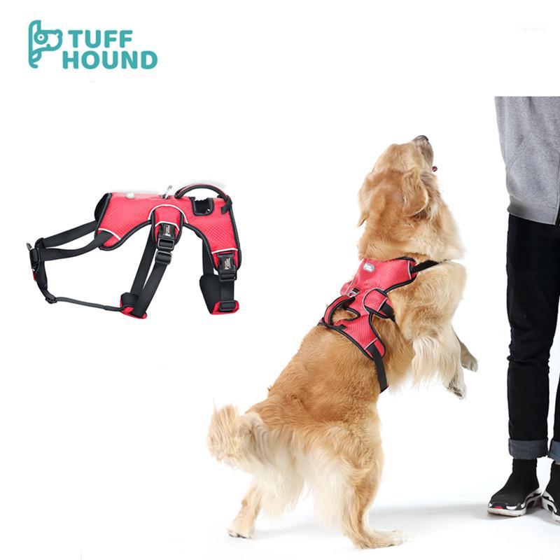 

Dog Harness NO PULL Reflective Breathable Adjustable Pet Harness for Large Medium Car Vest Outdoor Walking with Dog Tags Hanging1