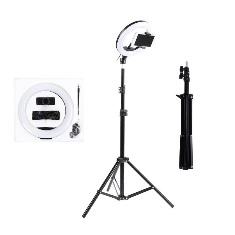 

Photography LED Selfie Ring Light 8inch 20cm Dimmable Camera Phone Ring Lamp With Stand Tripod For Makeup Video Live