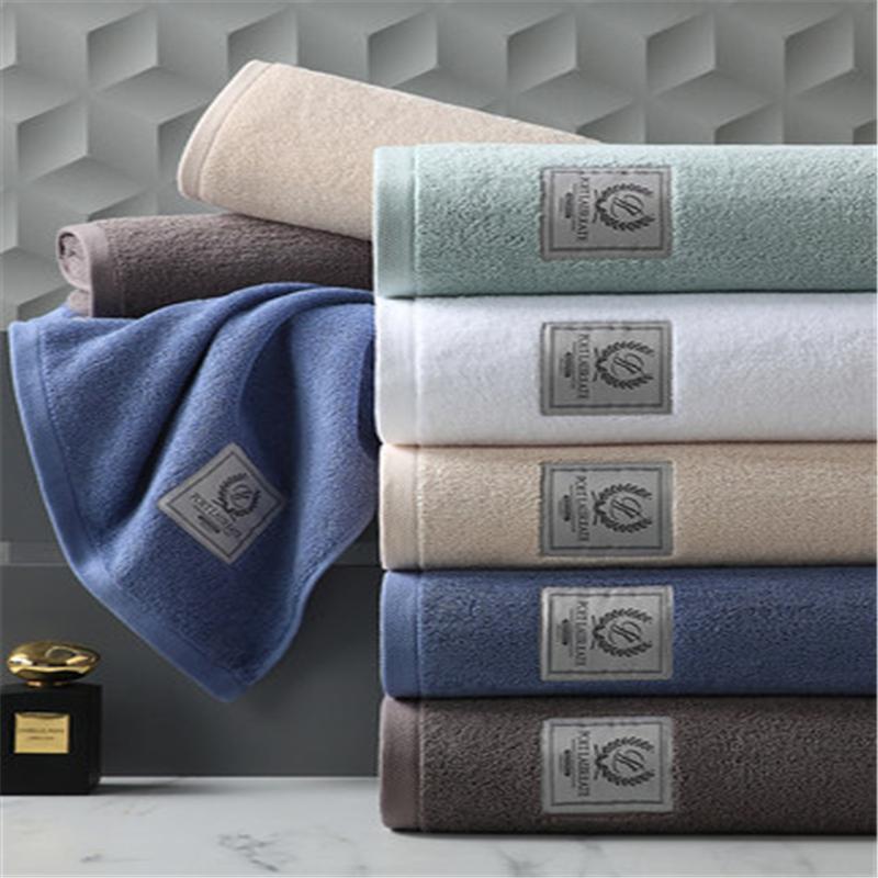 

5 star hotel jacquard bath towel, adult men and women's home with cotton quick drying high-grade customized, Green 1piece