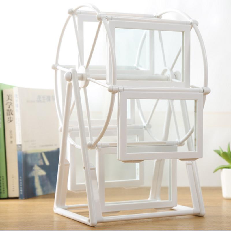 

Hot sale Fashion 5 inch White Photo Frame Ferris Wheel Windmill Shape with sculpture 12pcs photo home decor