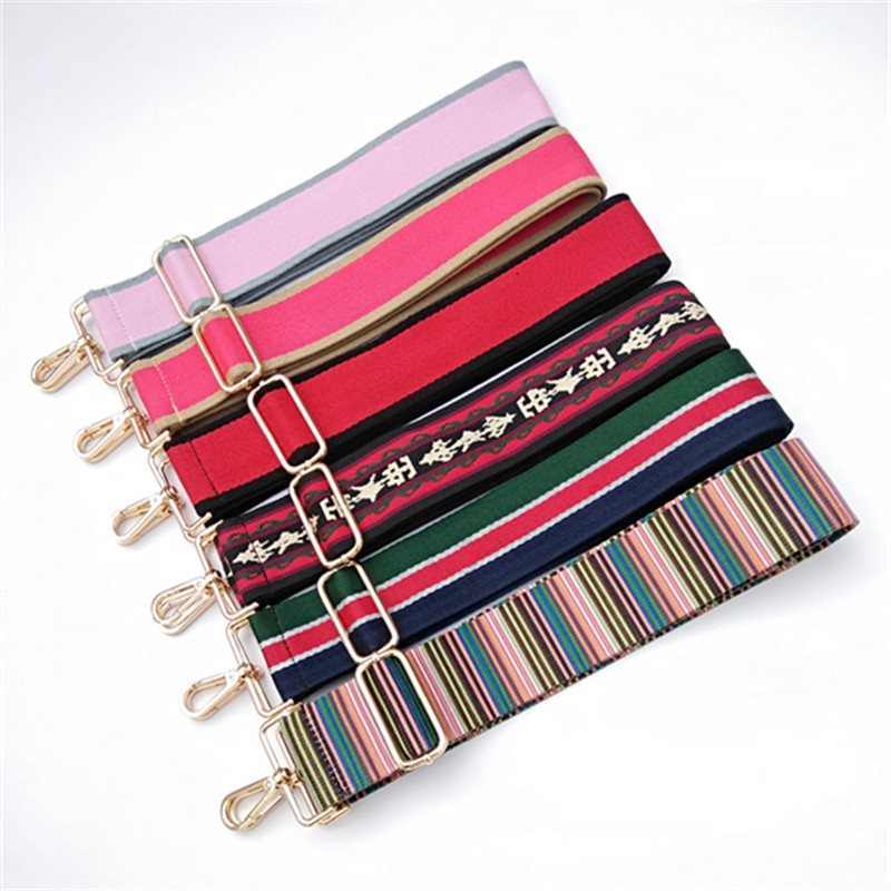 

Color Shoulder Strap Ladies Bag Replacement Adjustable One Shoulder Diagonal Ethnic Wind Long Straps Bag