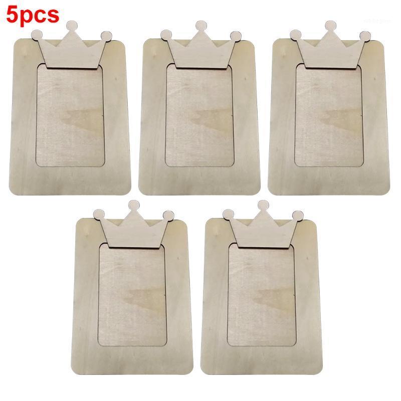 

5Pcs Photo Frame Desktop Gifts Ornament Home DIY Rectangle Home Decoration Wooden Holder Picture Accessories Office Crafts1