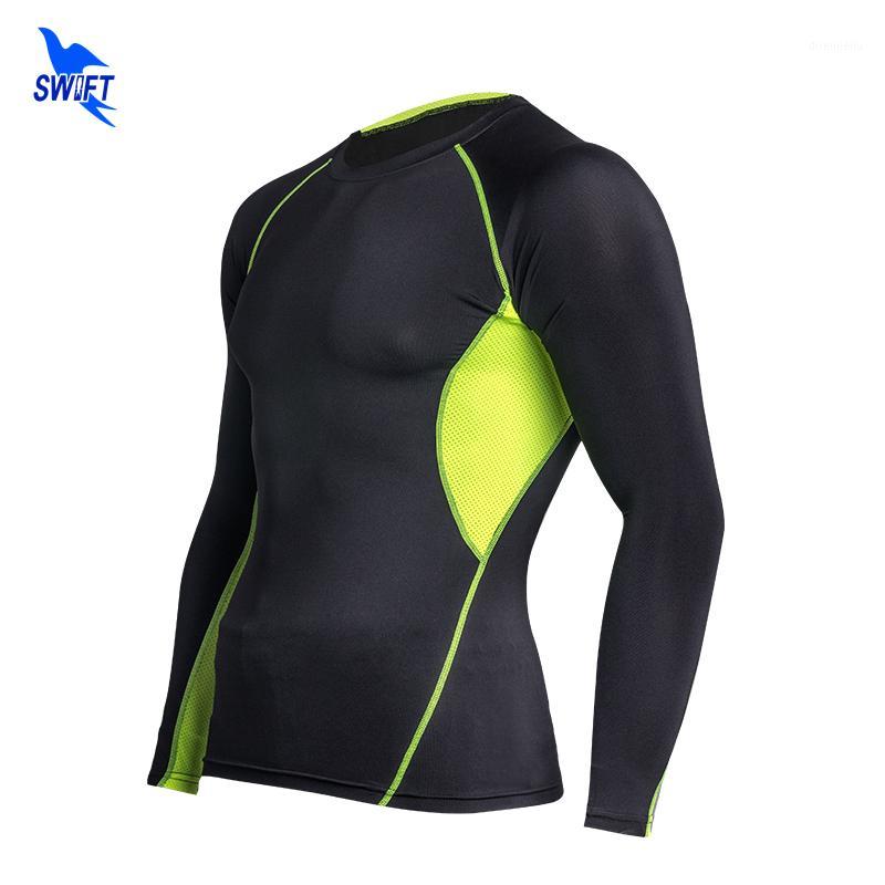 

Fleece Lined Long Sleeve Compression T-Shirt Thermal Gym Fitness Tights Skinny Yoga Running Shirt Rashgard Men'S Sportswear Tops1, Black v2