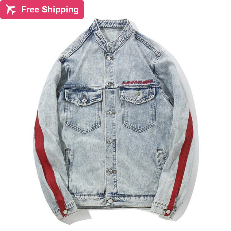 

FREE 2020 NEW MEN'S COAT DRAGON EMBARRASSED cotton Loose jeans blue jacket clothes outerwear, Many