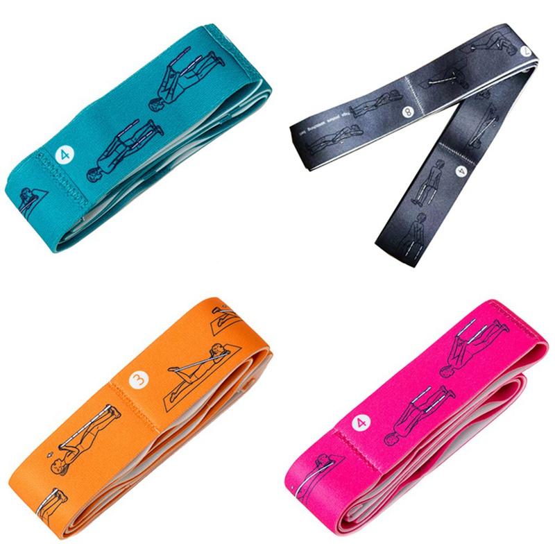 

1pc Yoga Stretch Belt Lacing Resistance Band Elastic/Dance/Training/Tension Belt Sport Training Workout Elastic Bands