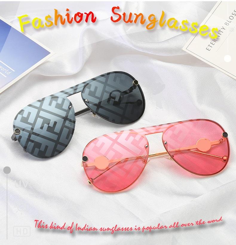 

Sunglasses Retro Men's And Women's Large Driving Glasses Fashion Designer Alloy Round Pilot