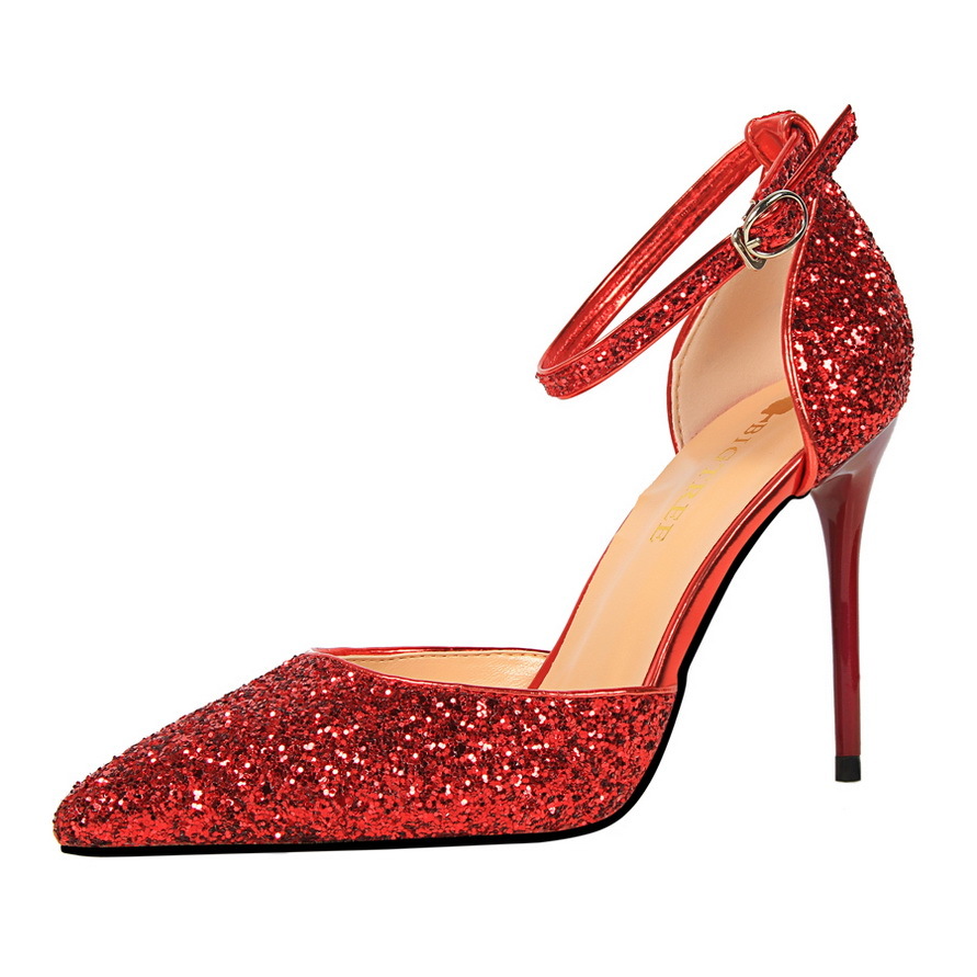 

New arrival 2020 Mary Jane shine women stiletto pumps wedding engaged shoes red heels mujer g0106 PZZG, Sandals woman.